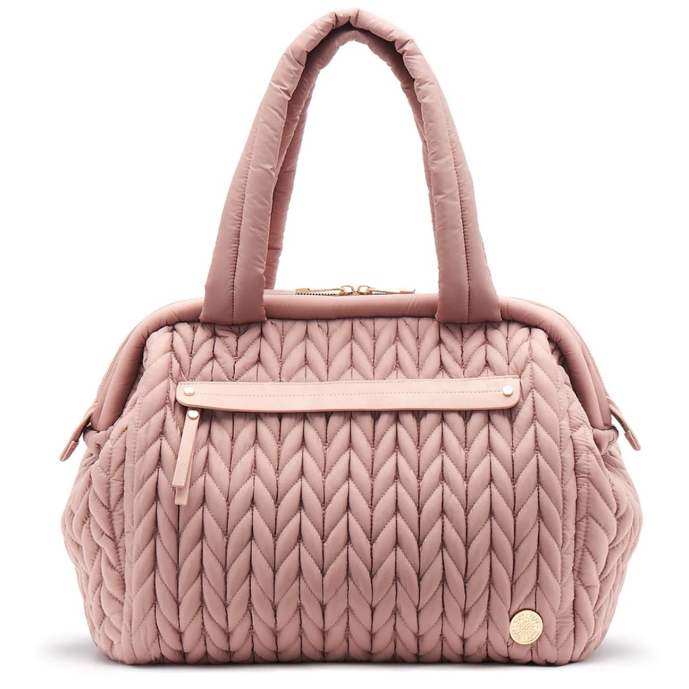 Happ Paige Carryall Dusty Rose Diaper Bag Crossbody Bag